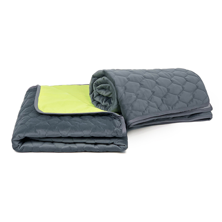 High Quality Comfortable Airplane Thin Microfiber Filling Fabric Quilted Lightweight