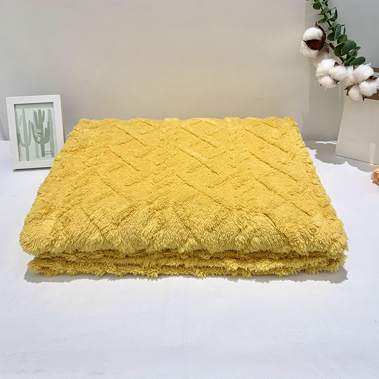 Solid Flannel Luxury Sherpa Soft Throw Blanket Custom Bed Blanket