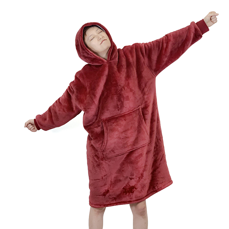 Oversized Blanket Hoodies Comfy Plush Warm Thick Sherpa Wearable Blanket Deken Hoodies