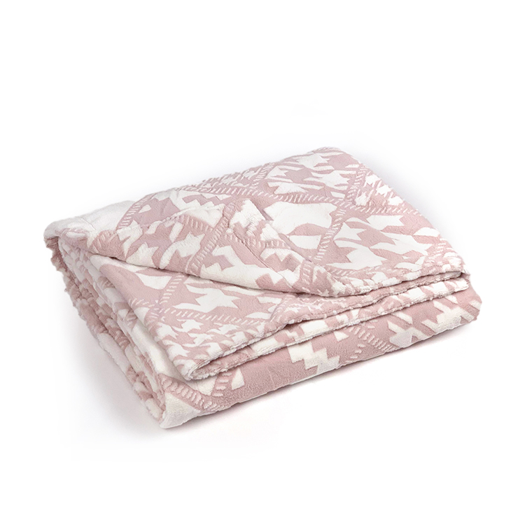  Luxury 100% Polyester Printed Flannel Fleece Travel Minky Plush Quality Throw Blanket