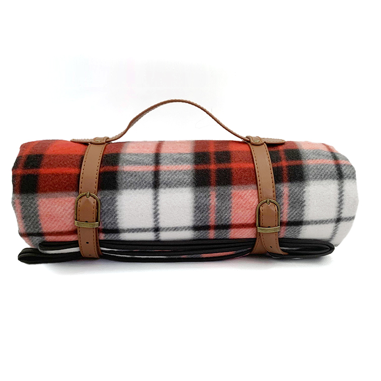 100% Polyester Sponge Travel Picnic Outdoor Waterproof Blanket 