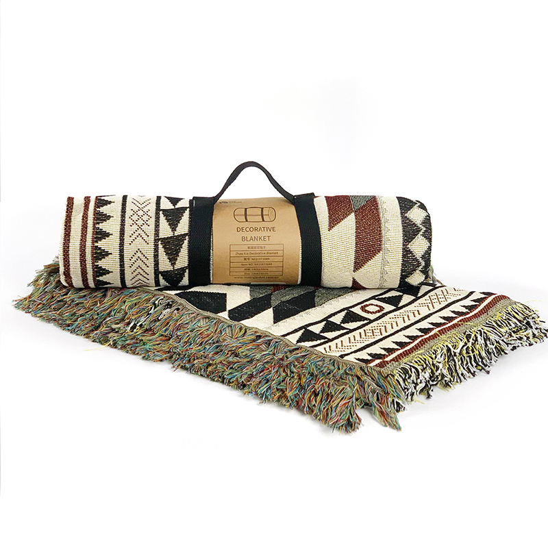 Camping Bohemian Blanket Mat Boho Picnic Blanket Outdoor