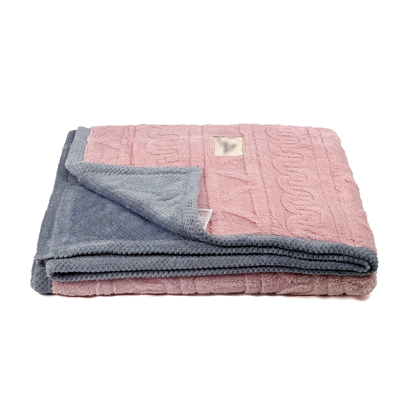 Double Layer Winter Thicken Plush Weighted Blanket For Double Bed Warm 